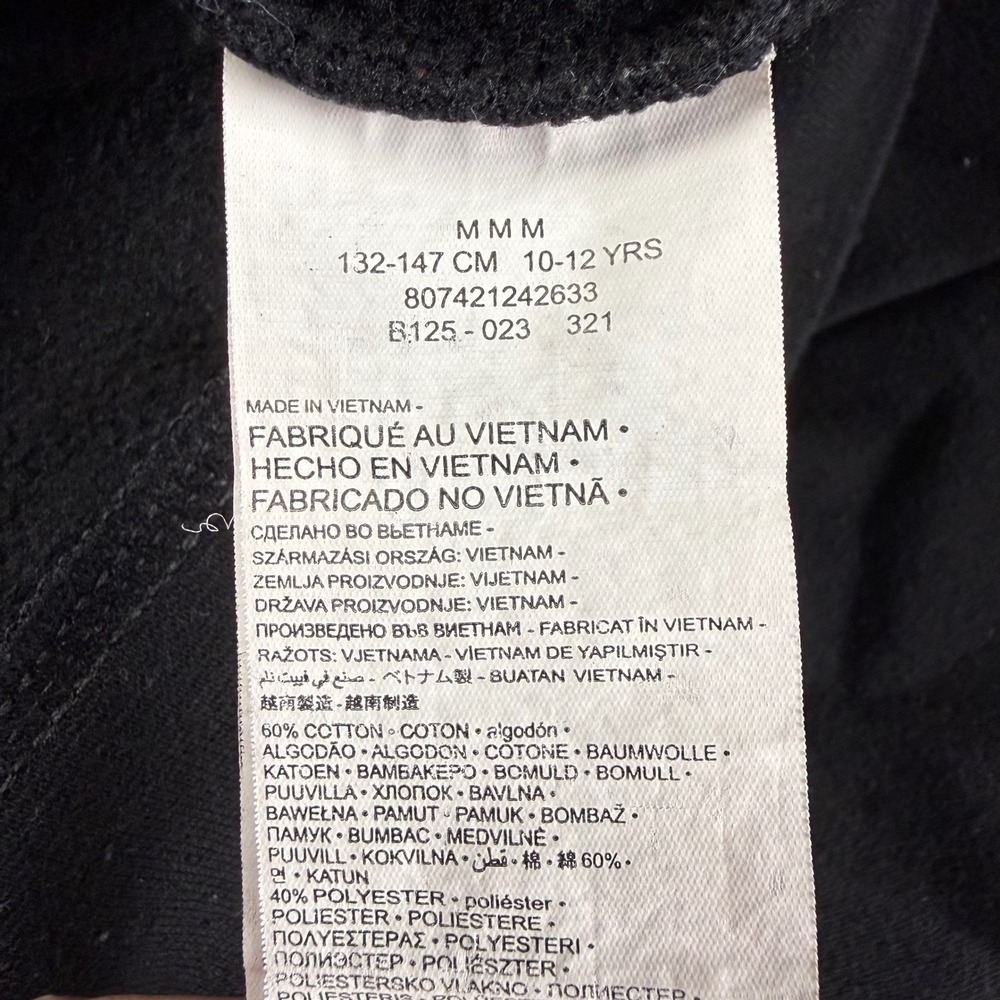 Nike Jordan Hoodie Boys Medium 10-12 Black Graphic Jumpman Pullover Sweatshirt - Picture 6 of 6